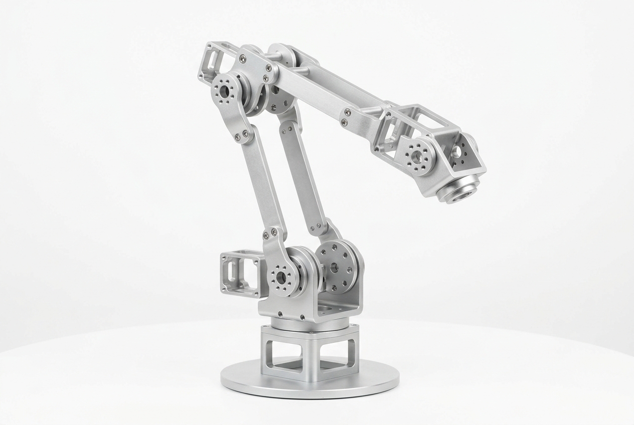 6-DOF Aluminium Robotic Arm Skeleton